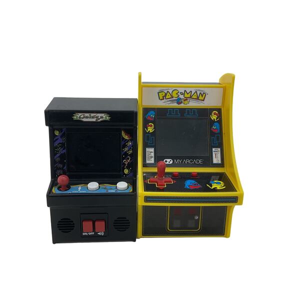 Galaga and Pacman Video Game table top hand held Console games NOT TESTED - Picture 1 of 5